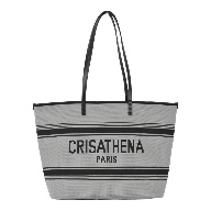 Crisathena Légèreté Large Tote Bag CT-240035-Black_Grey -M