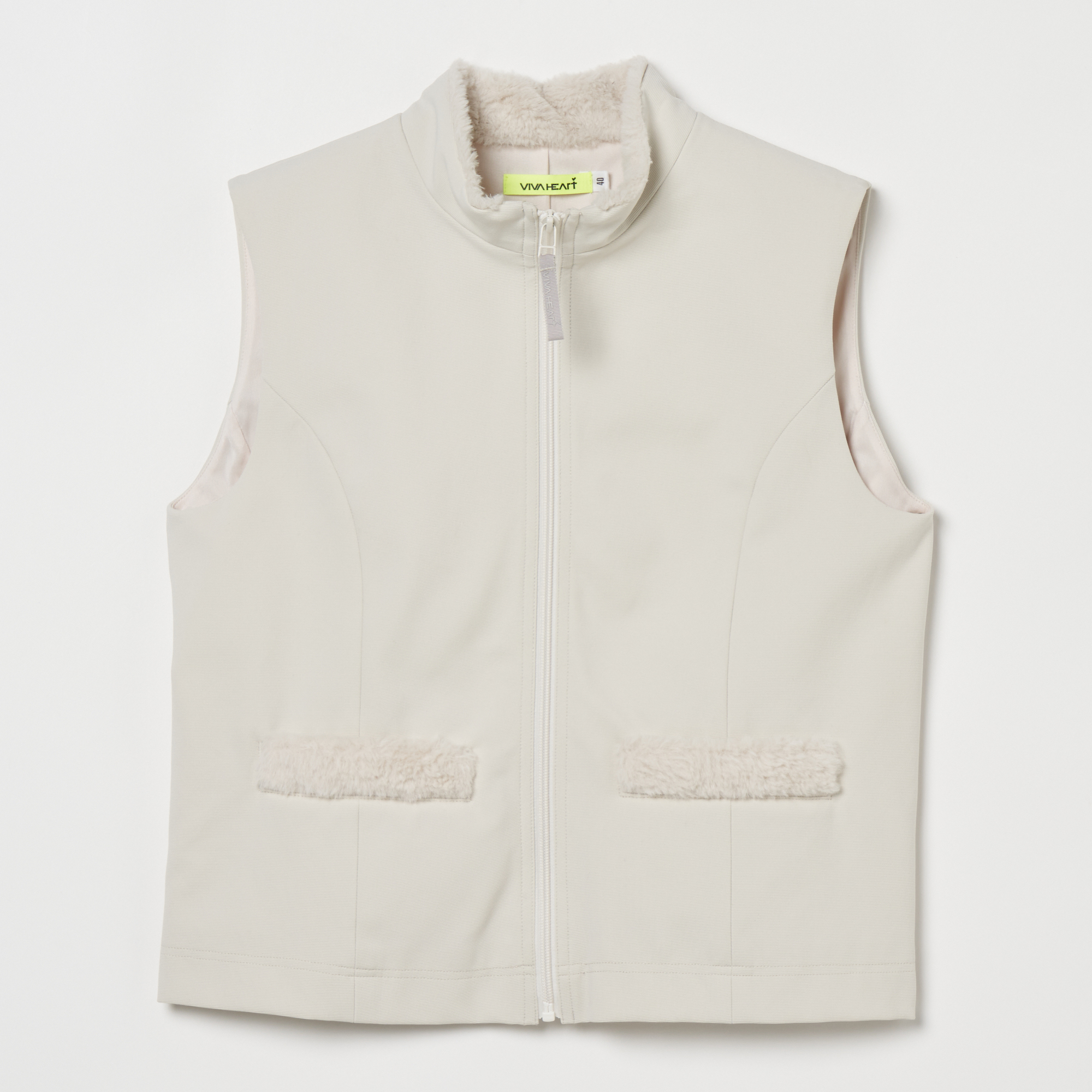 女士-毛絨口袋背心