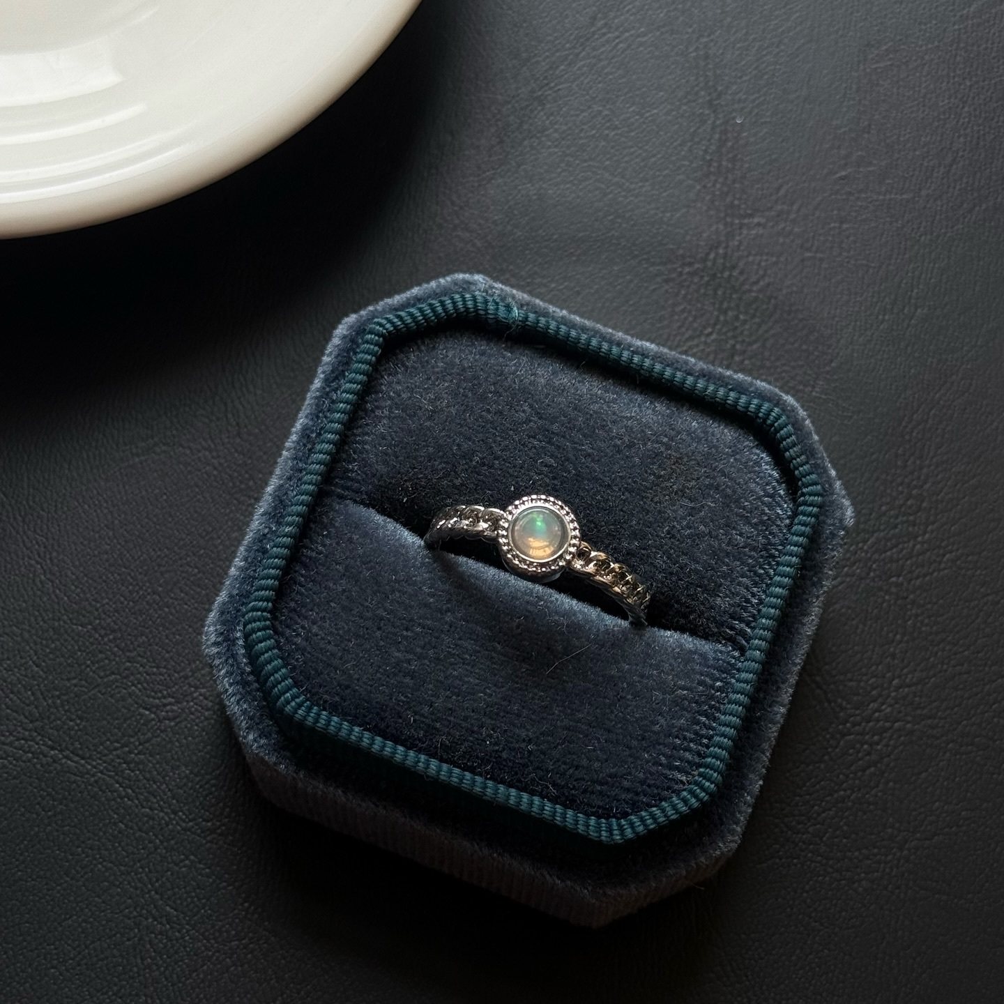 [原石] 衣索比亞蛋白石 戒指