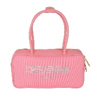 Crisathena Glam Bowling Bag in Silver,Pink CT-250003DG-PINK -M