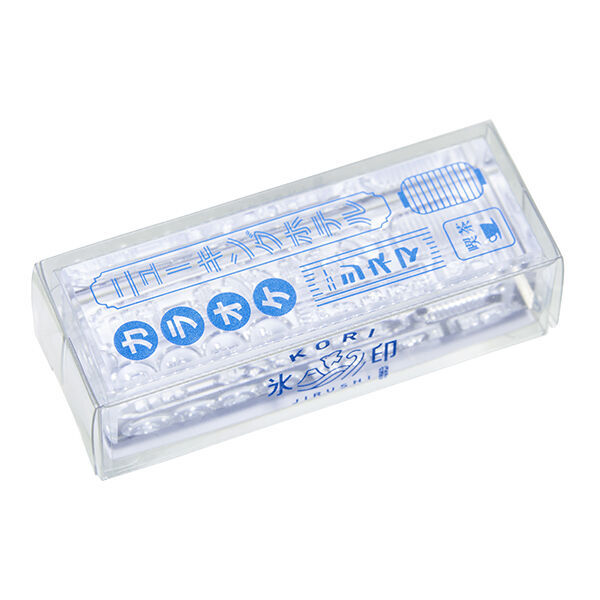 HITOTOKI 透明印章 單個 長型 霓虹招牌｜KING JIM 日本