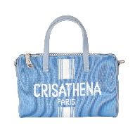 Crisathena Boston Bag in Blue CT-250005-2-BLUE -M