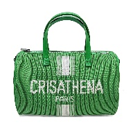 Crisathena Boston Bag in Green CT-250005-2-GREEN -M