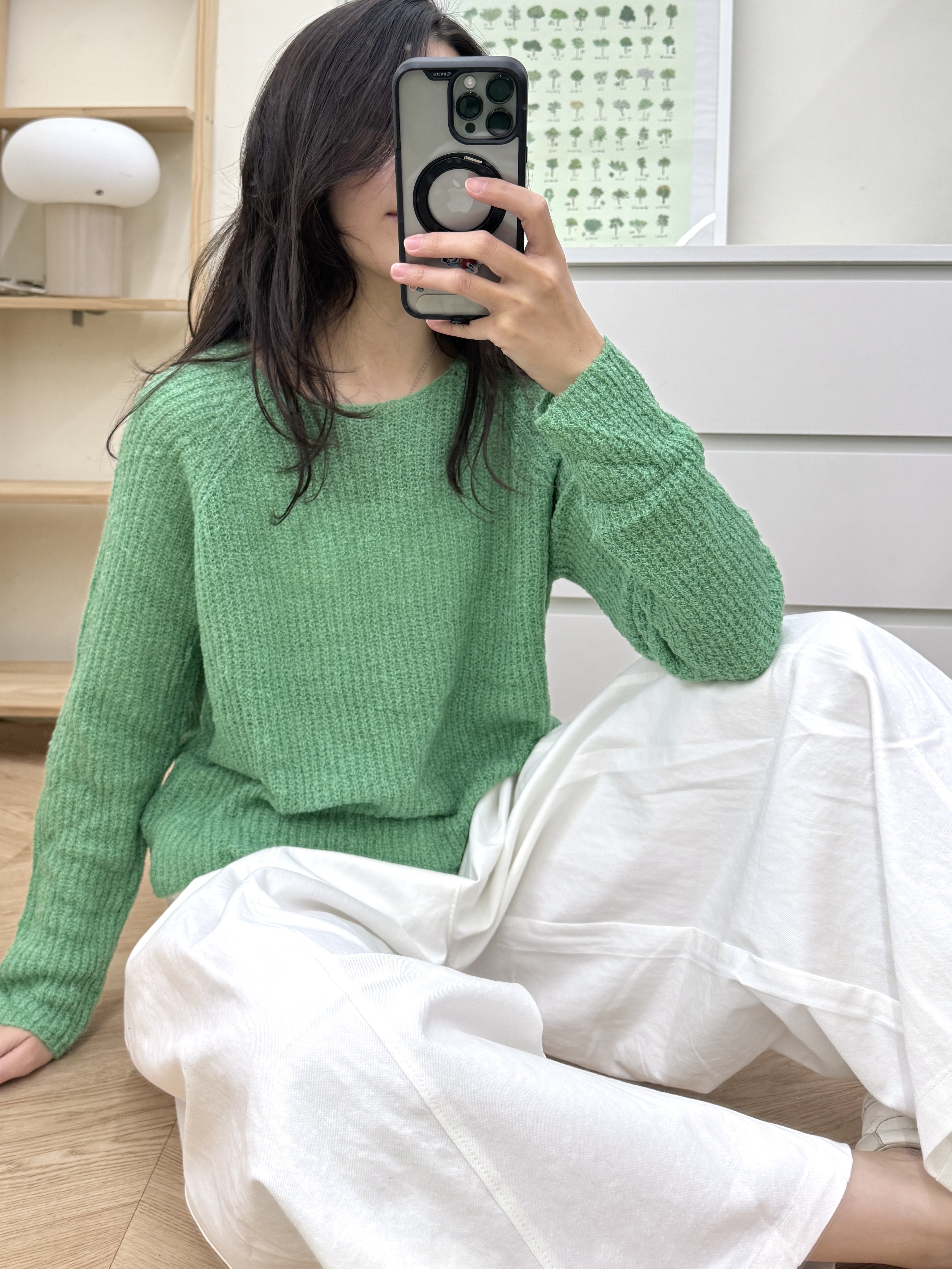 羊毛混紡薄毛衣