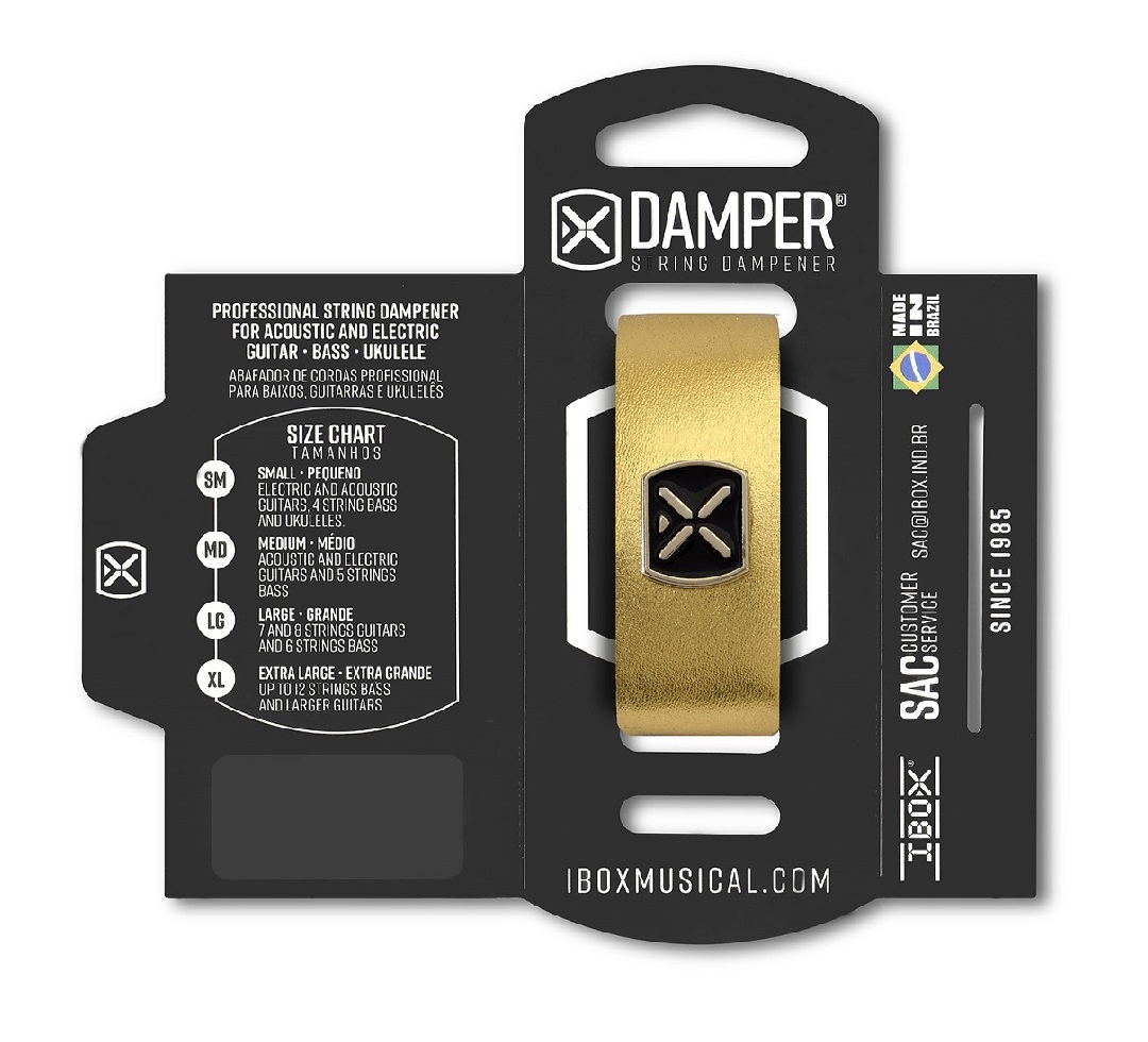 IBOX IBOX String Damper 金屬鐵標款 - Metallic 系列 SM/MD 尺寸可選 第 3 張圖片｜三峽吉他 / Bass