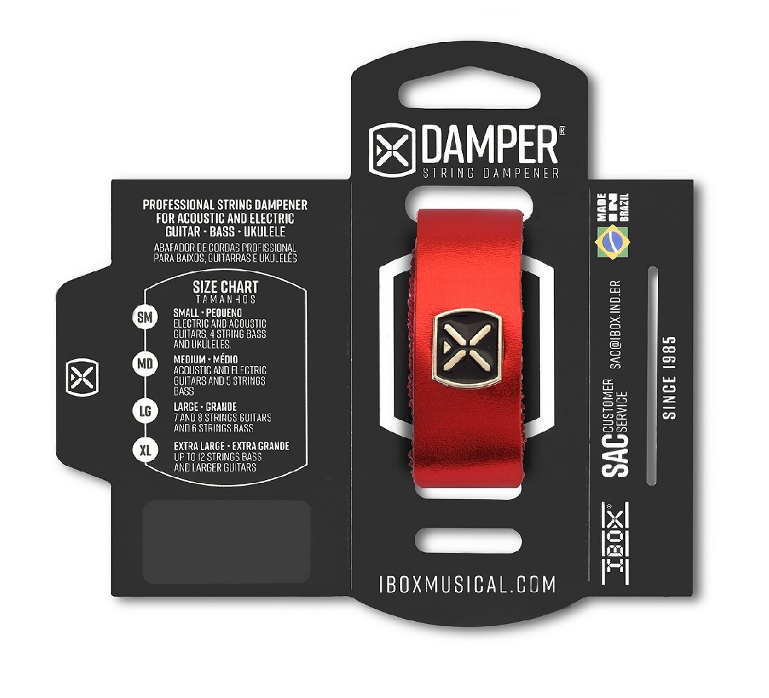 IBOX IBOX String Damper 金屬鐵標款 - Metallic 系列 SM/MD 尺寸可選 第 5 張圖片｜三峽吉他 / Bass