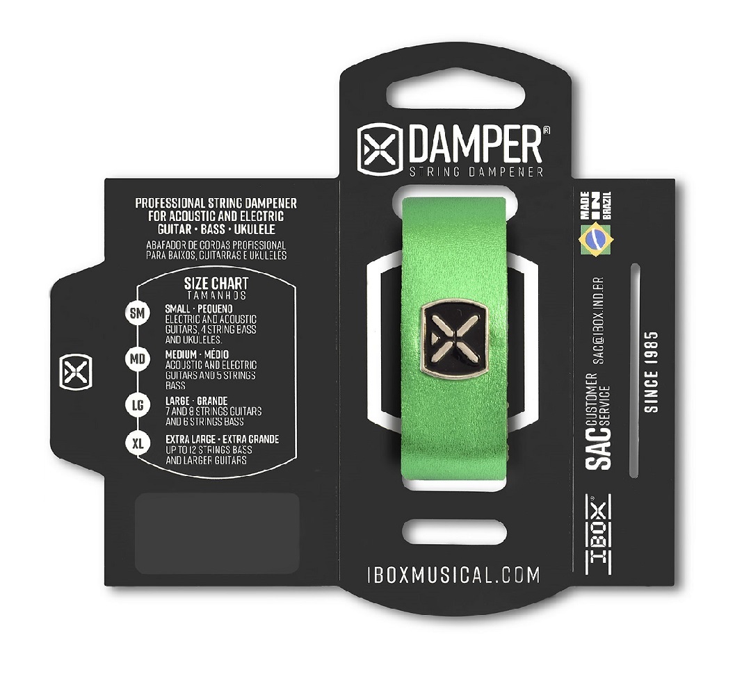 IBOX IBOX String Damper 金屬鐵標款 - Metallic 系列 SM/MD 尺寸可選 第 6 張圖片｜三峽吉他 / Bass