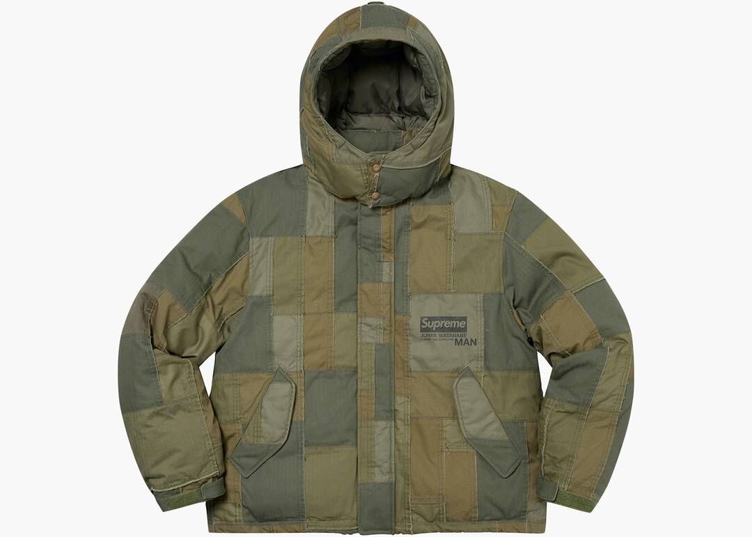 限量現貨Supreme x Junya Watanabe x Comme des Garçons MAN Patchwork Puffy Jacket FW21J85