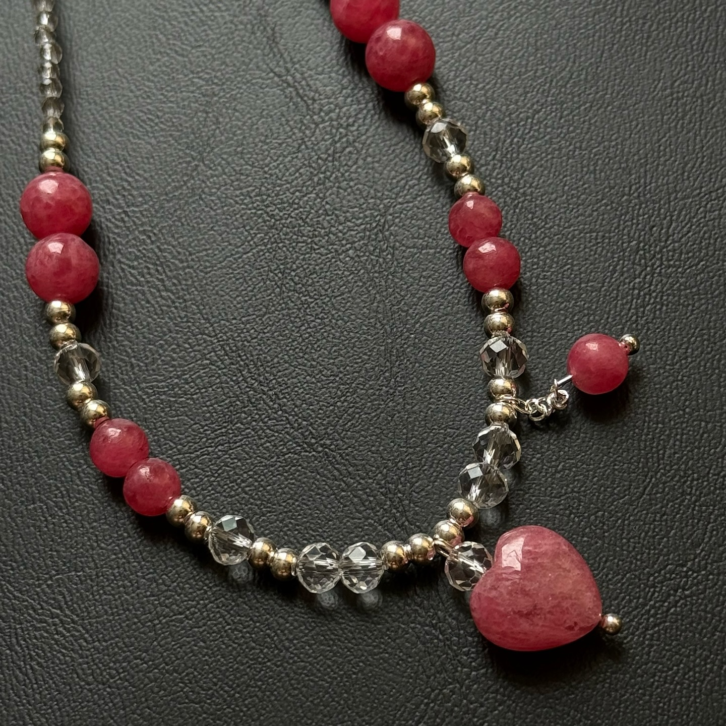 [原石] 薔薇輝石 項鏈