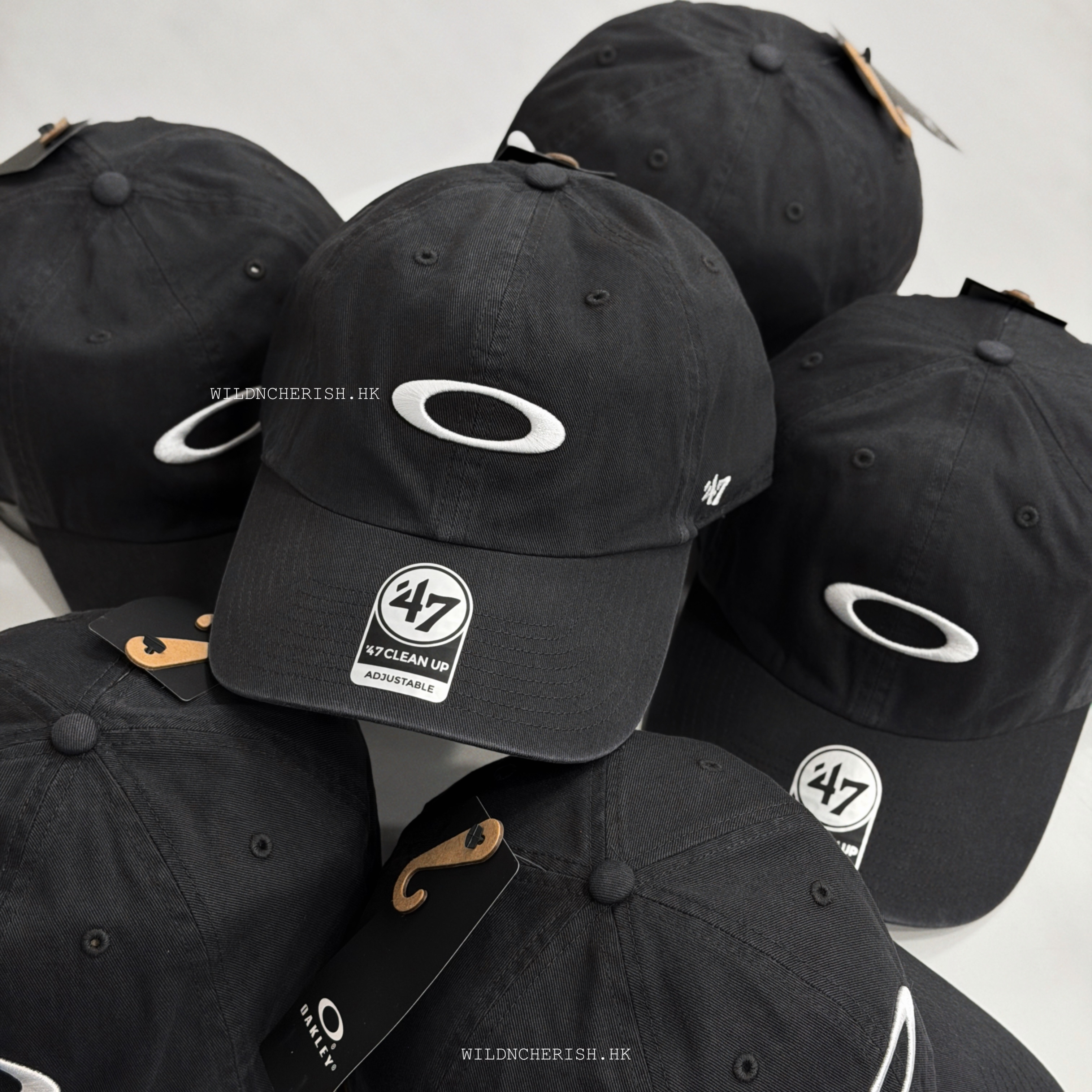 現貨 | Oakley x 47 Brand Remix Dad Cap 碳黑色 洗水 聯名款