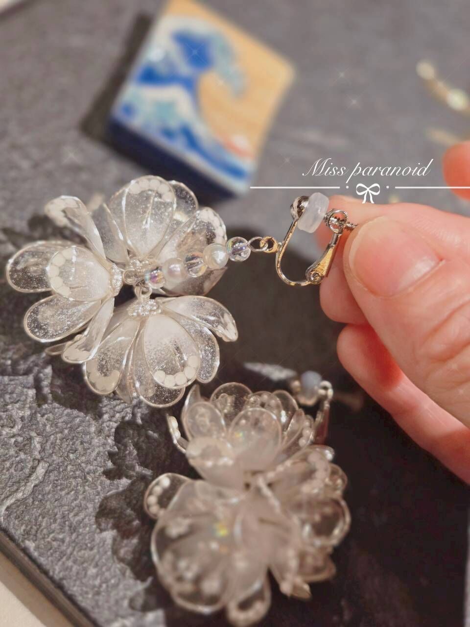 現貨-偏執狂小姐🪭KYOTO半透明花串