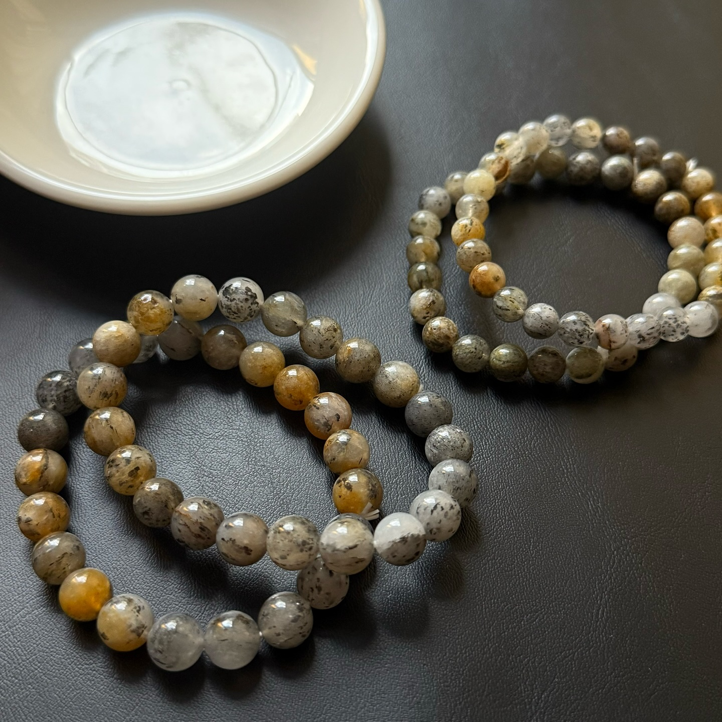 [原石] 巴西銀東菱玉 水晶手串