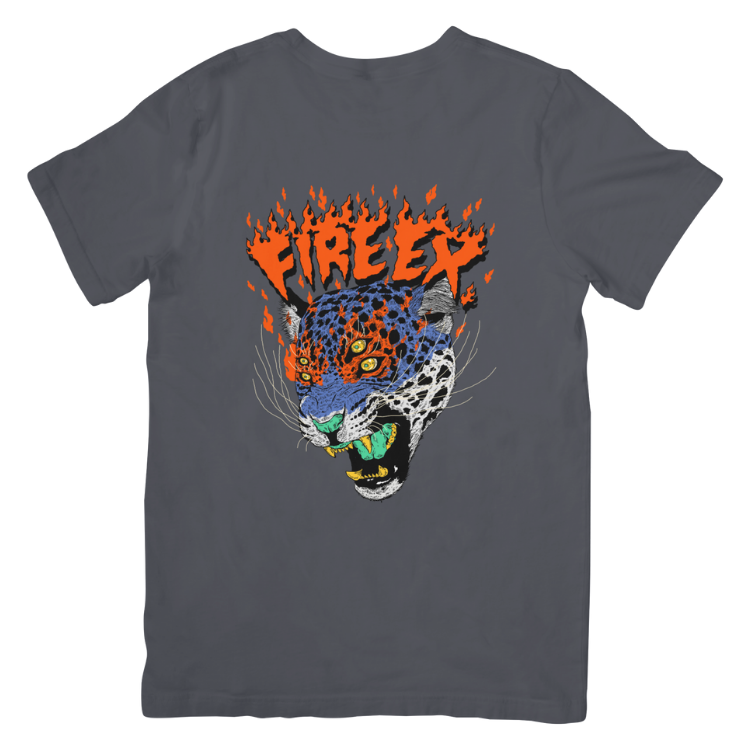 【滅火器 Fire EX.】Fire EX. x HIROTTON 聯名tee〈花豹款〉
