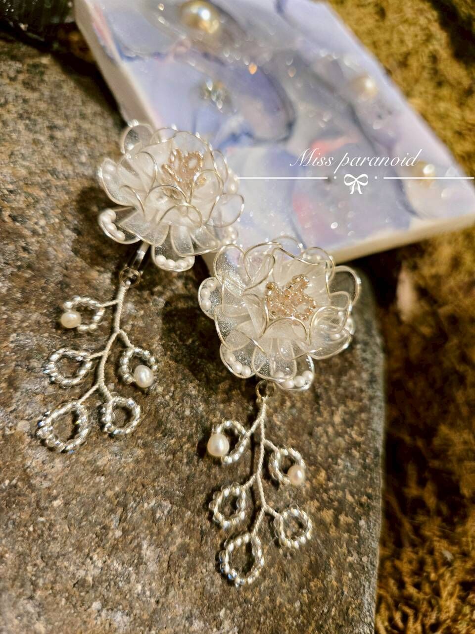 現貨針式🪭偏執狂小姐🪭KYOTO半透明✨️單朵大花