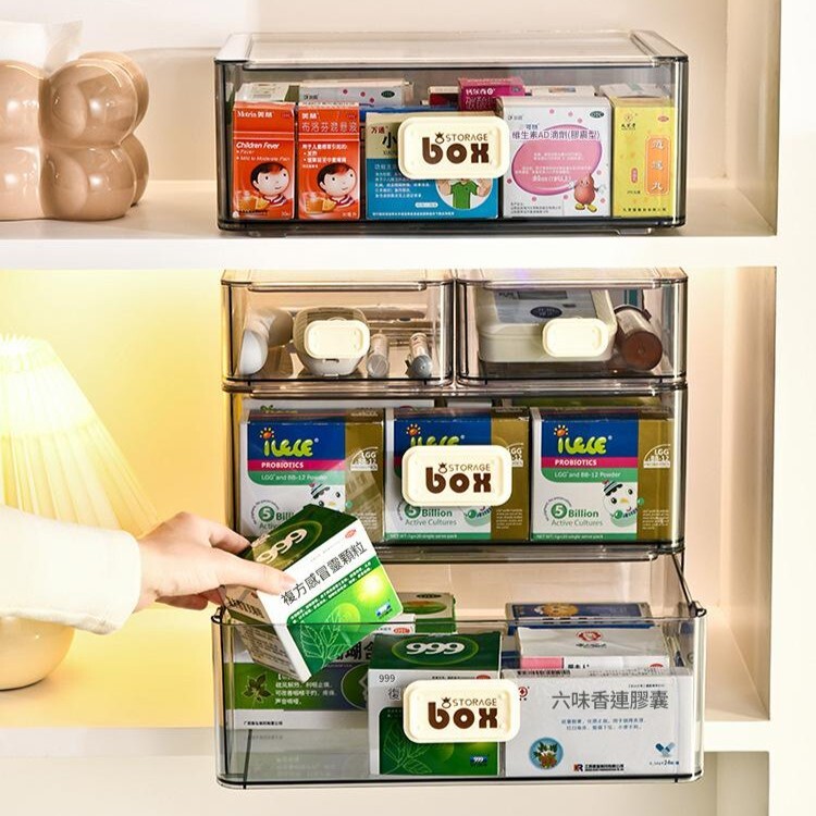 《6275》透明抽屜式可疊加收納盒