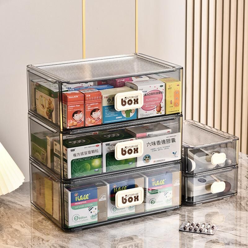 《6275》透明抽屜式可疊加收納盒