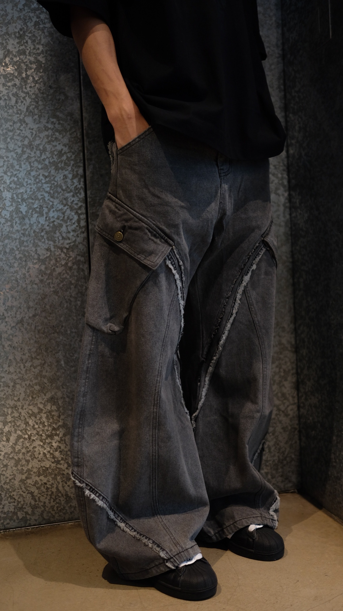 LPT0030 斜袋Soso牛仔褲