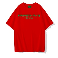 Crisathena Cyber T-Shirt in Red,Green CT-CH2611-RED_GRN -M