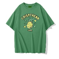 Crisathena Pineapple T-Shirt in Green,Yellow, Yellow CT-CH2613-GRN_YLW -M