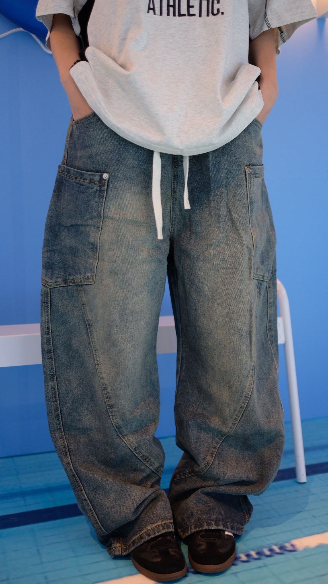 LPT0090 側袋牛仔褲