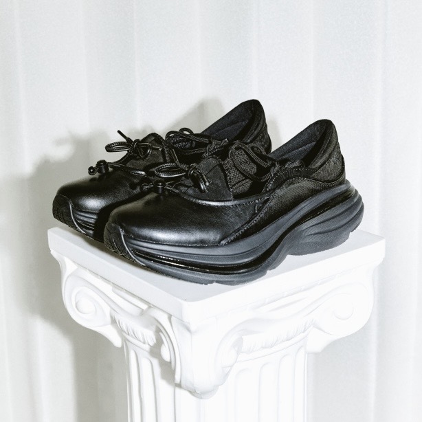 HOKA BONDI MARY JANE 黑 皮革 透氣網布 復古 瑪莉珍鞋 1171546BBLC