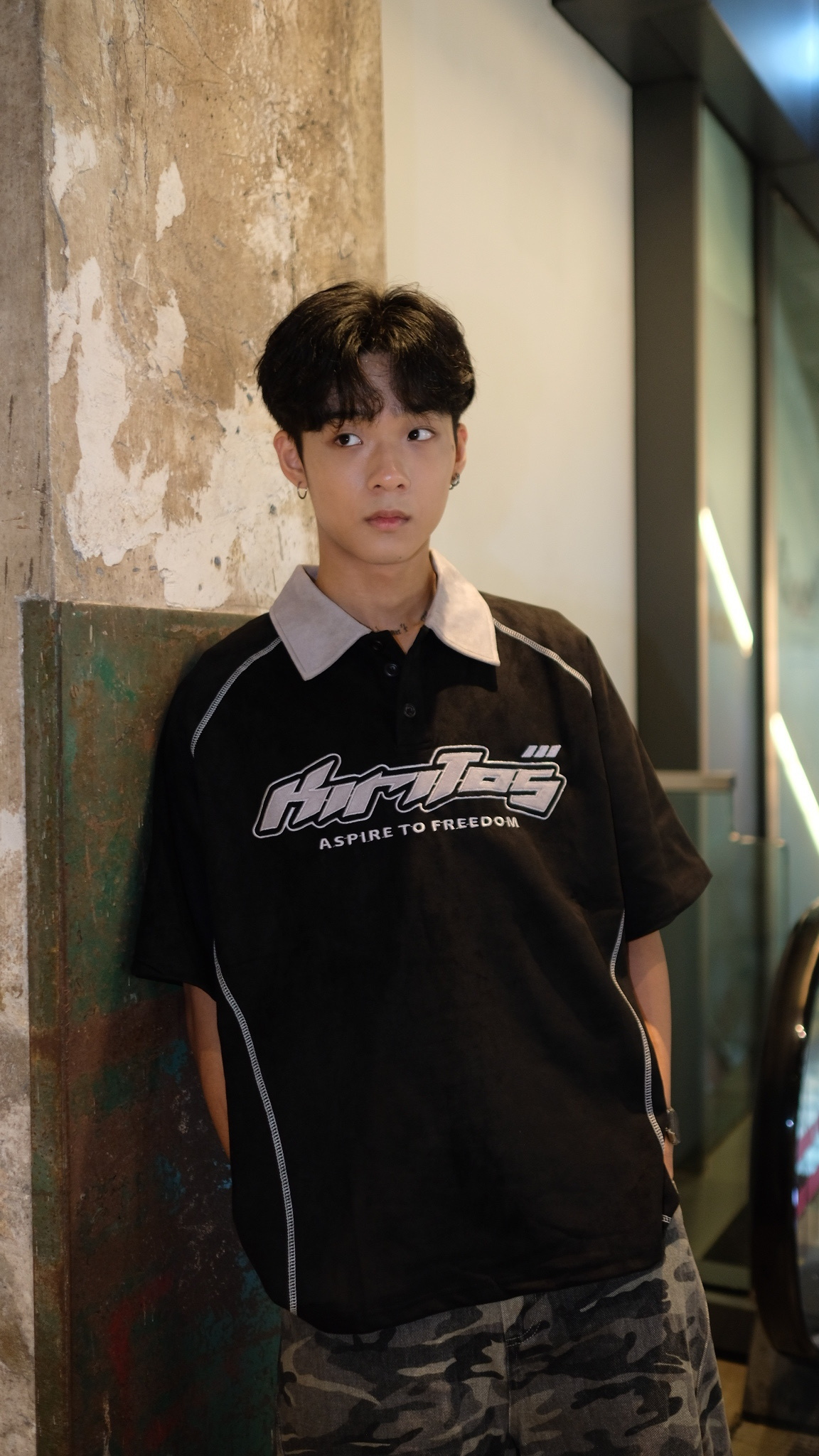 ST0047 明線Polo領Tee