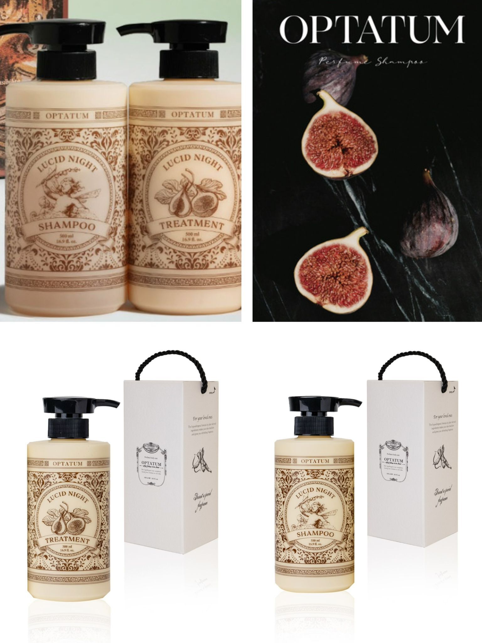 Ss388/韓國人氣 OPTATUM香水修護 洗髮水500ml +加送護髮素500ml