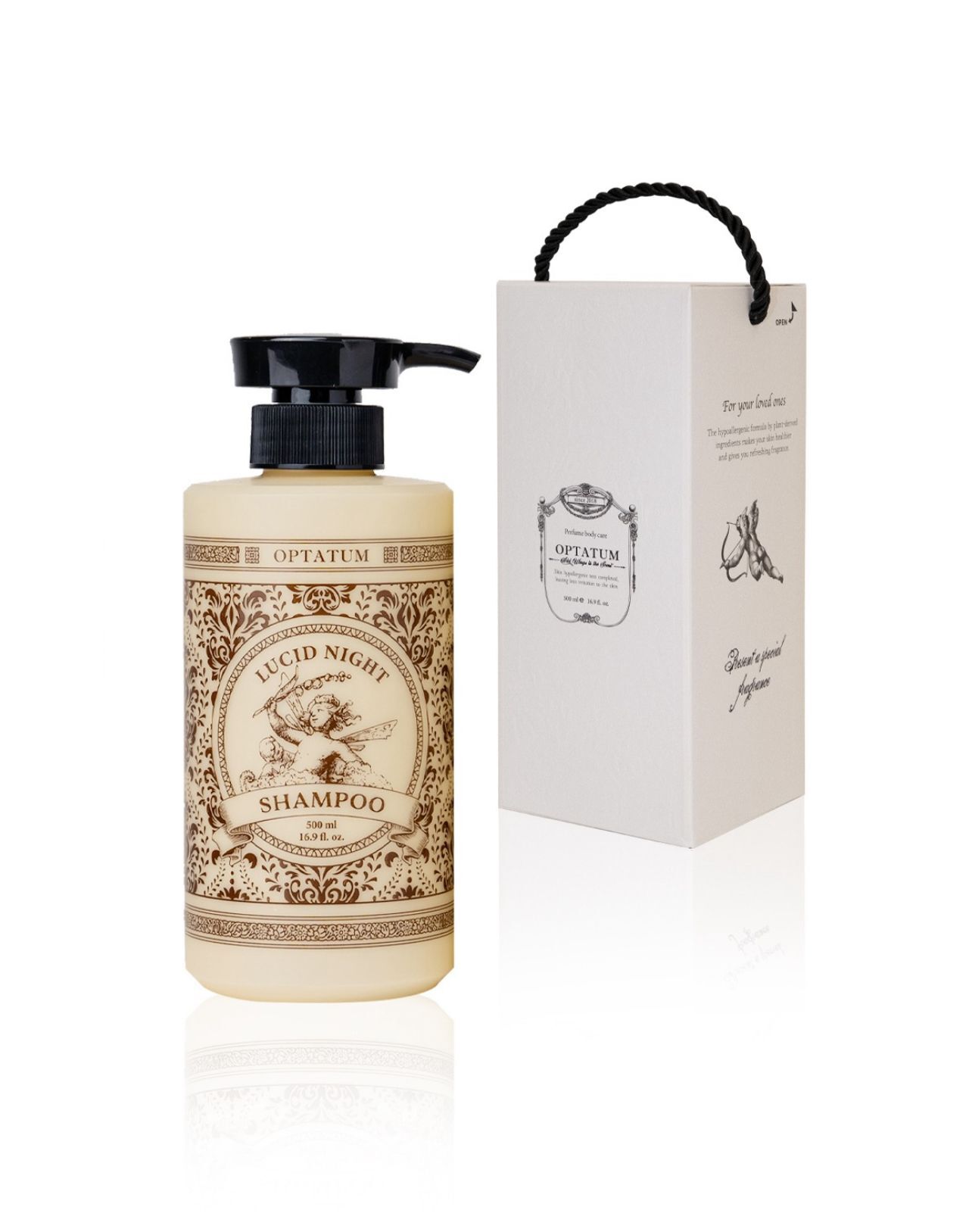 Ss388/韓國人氣 OPTATUM香水修護 洗髮水500ml +加送護髮素500ml