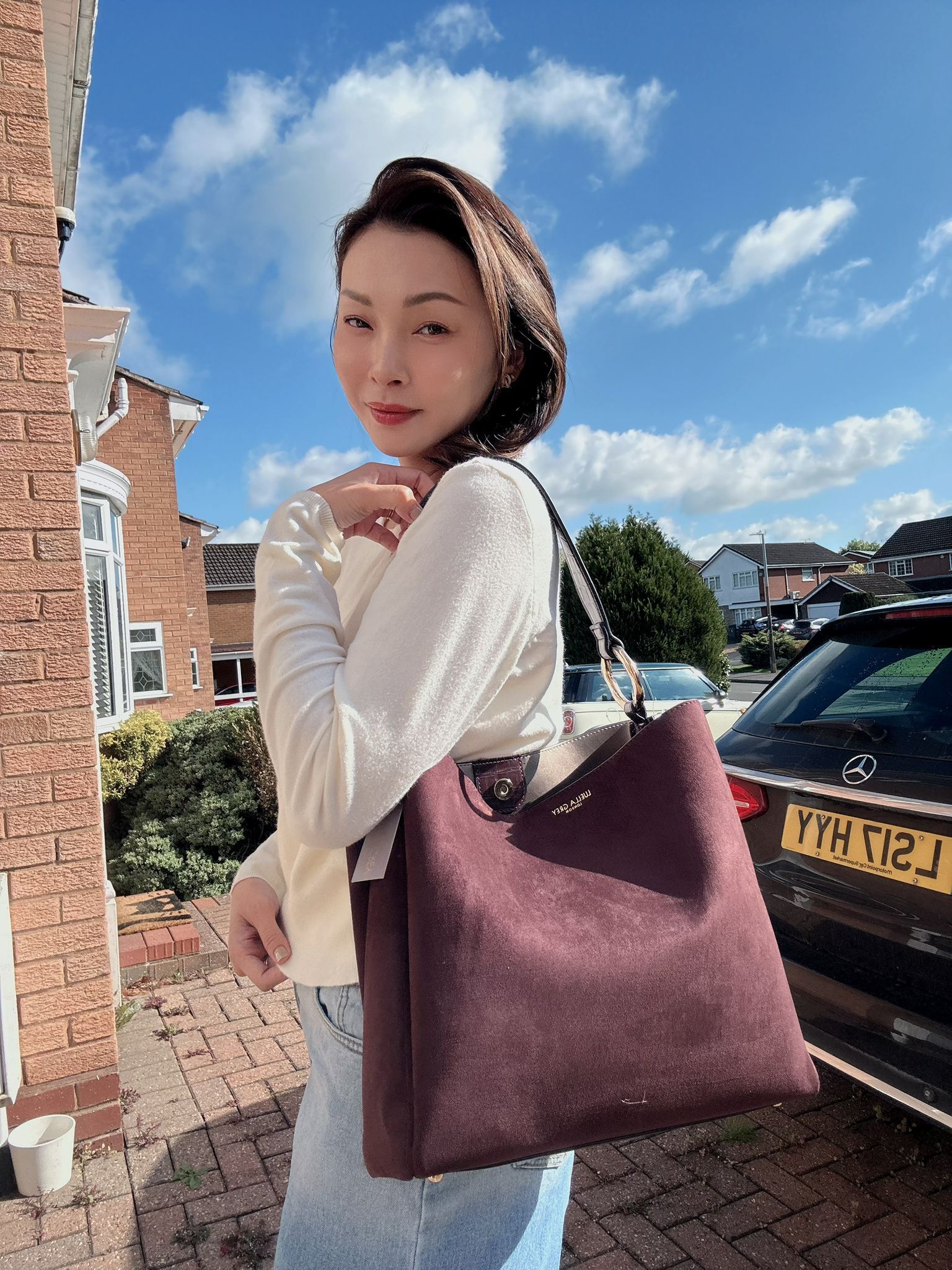 英國代購 (獨立訂單)-Luella Grey  Shoulder Bag