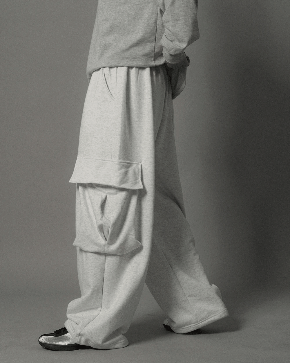 寬鬆工裝運動褲