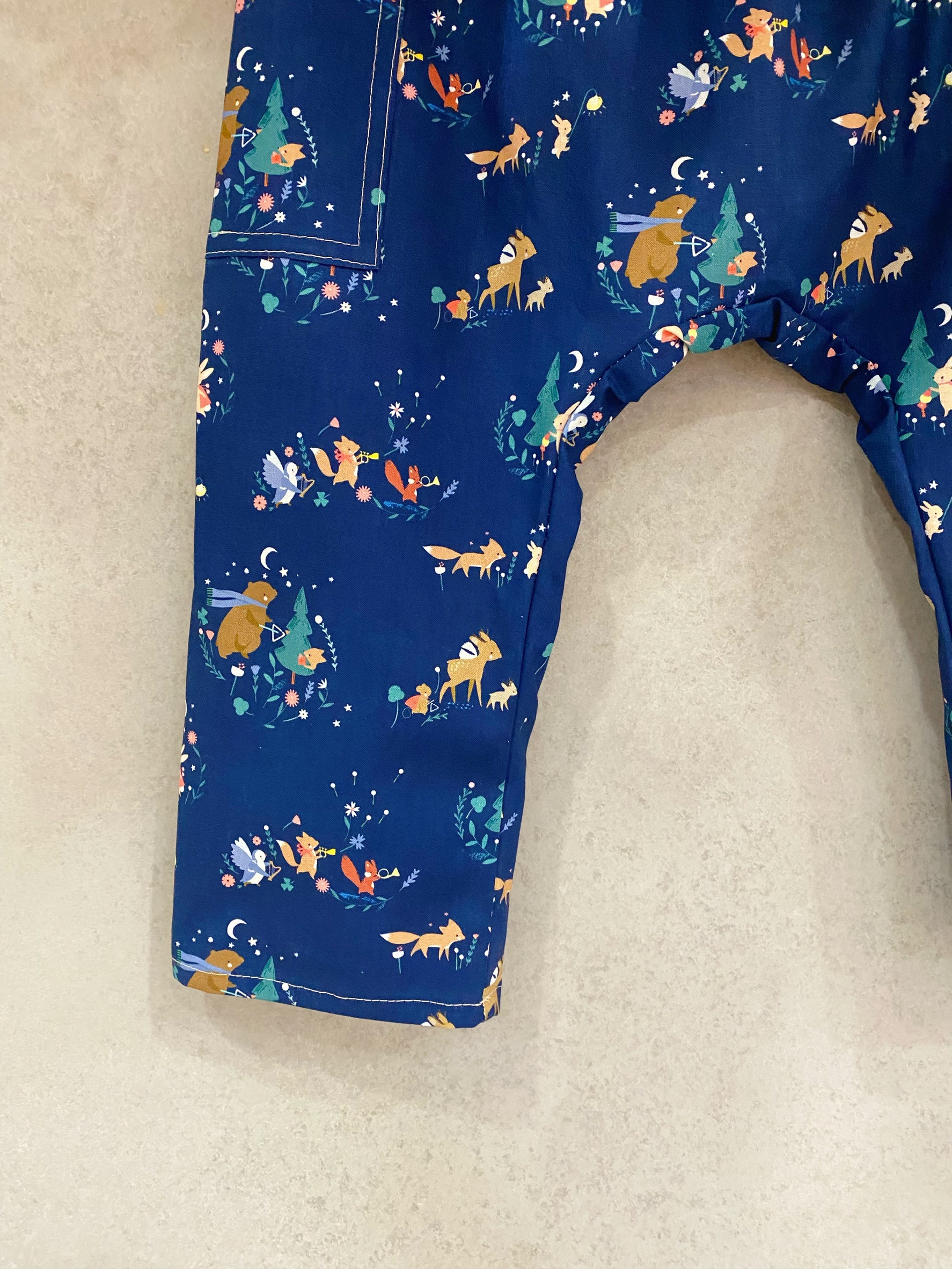 森林動物 波浪長褲（110）