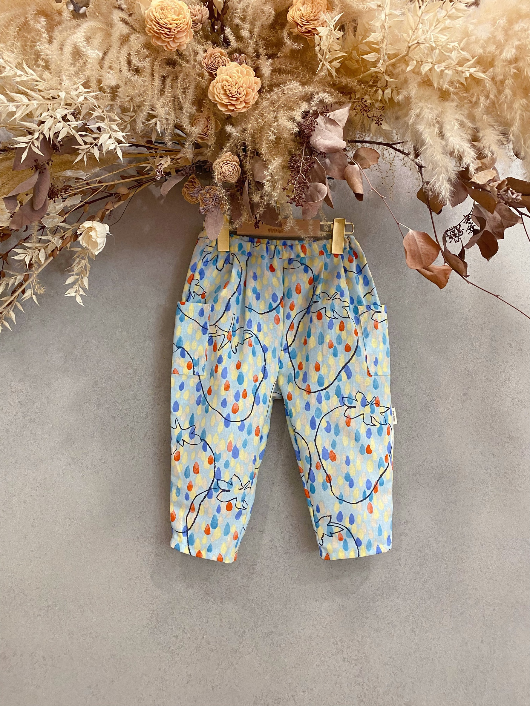 雨滴與草莓 洋蔥褲（110）