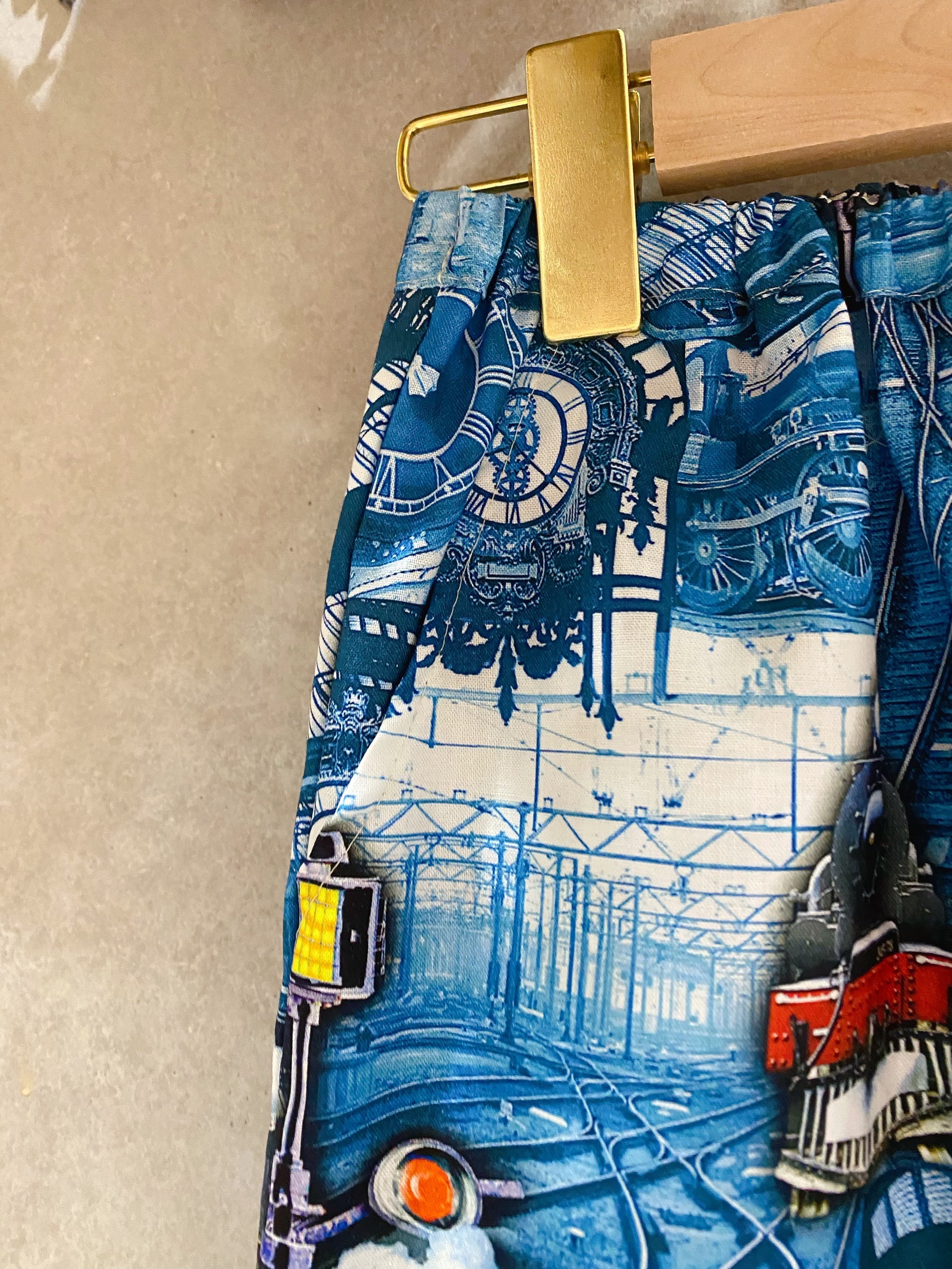 蒸汽火車 口袋長褲（110）