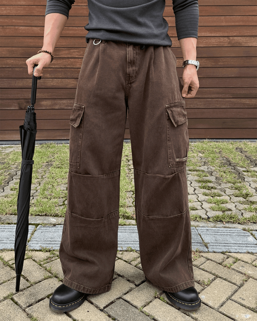 塞爾帕著色工裝褲