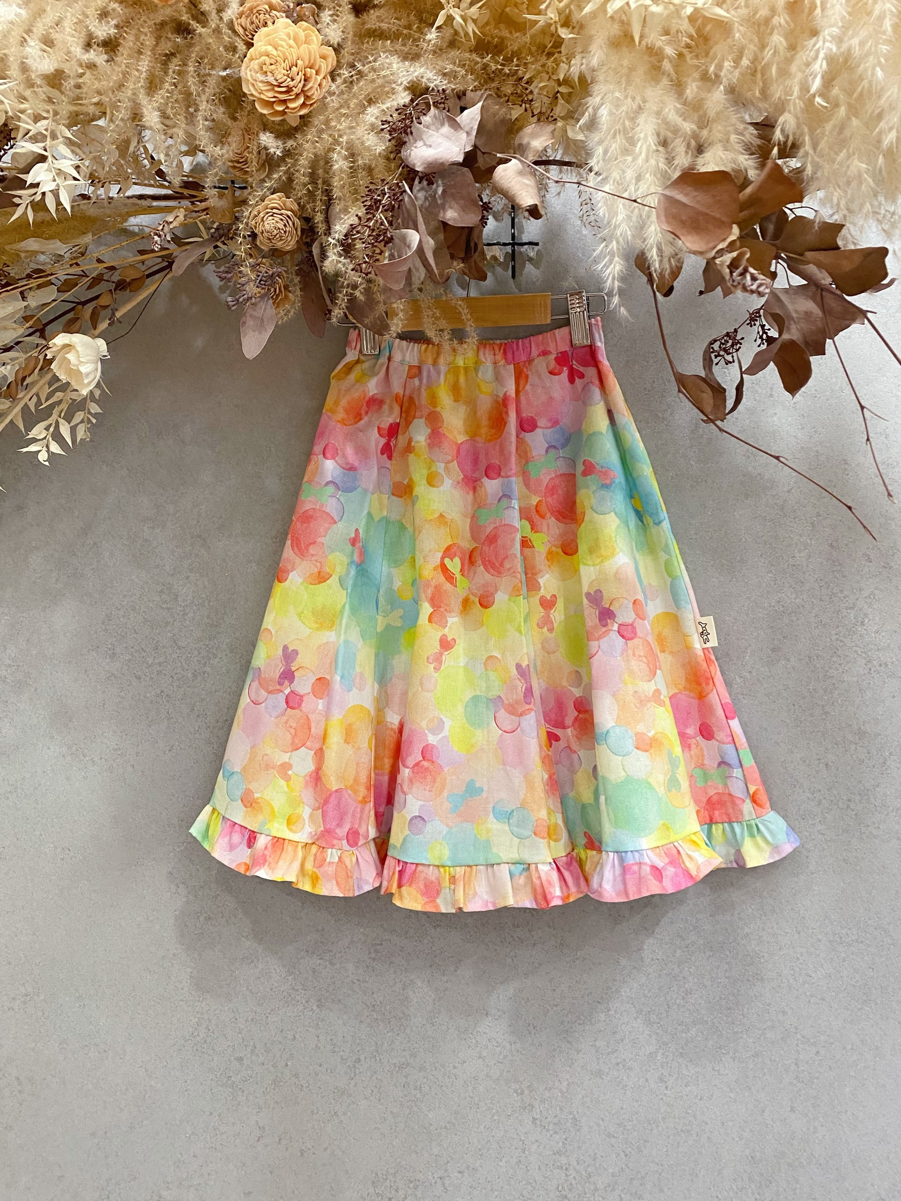 夢幻泡泡 女童荷葉六片裙（100）