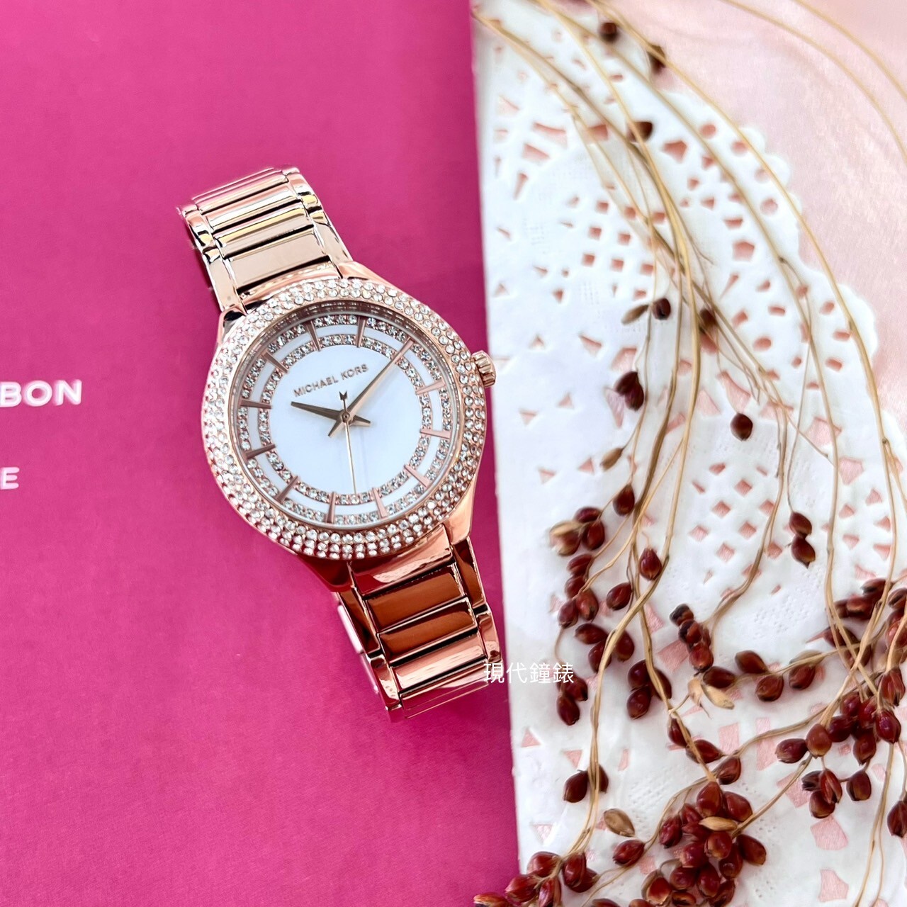 【MICHAEL KORS】晶鑽奢華女士腕錶 MK4942 33mm 現代鐘錶