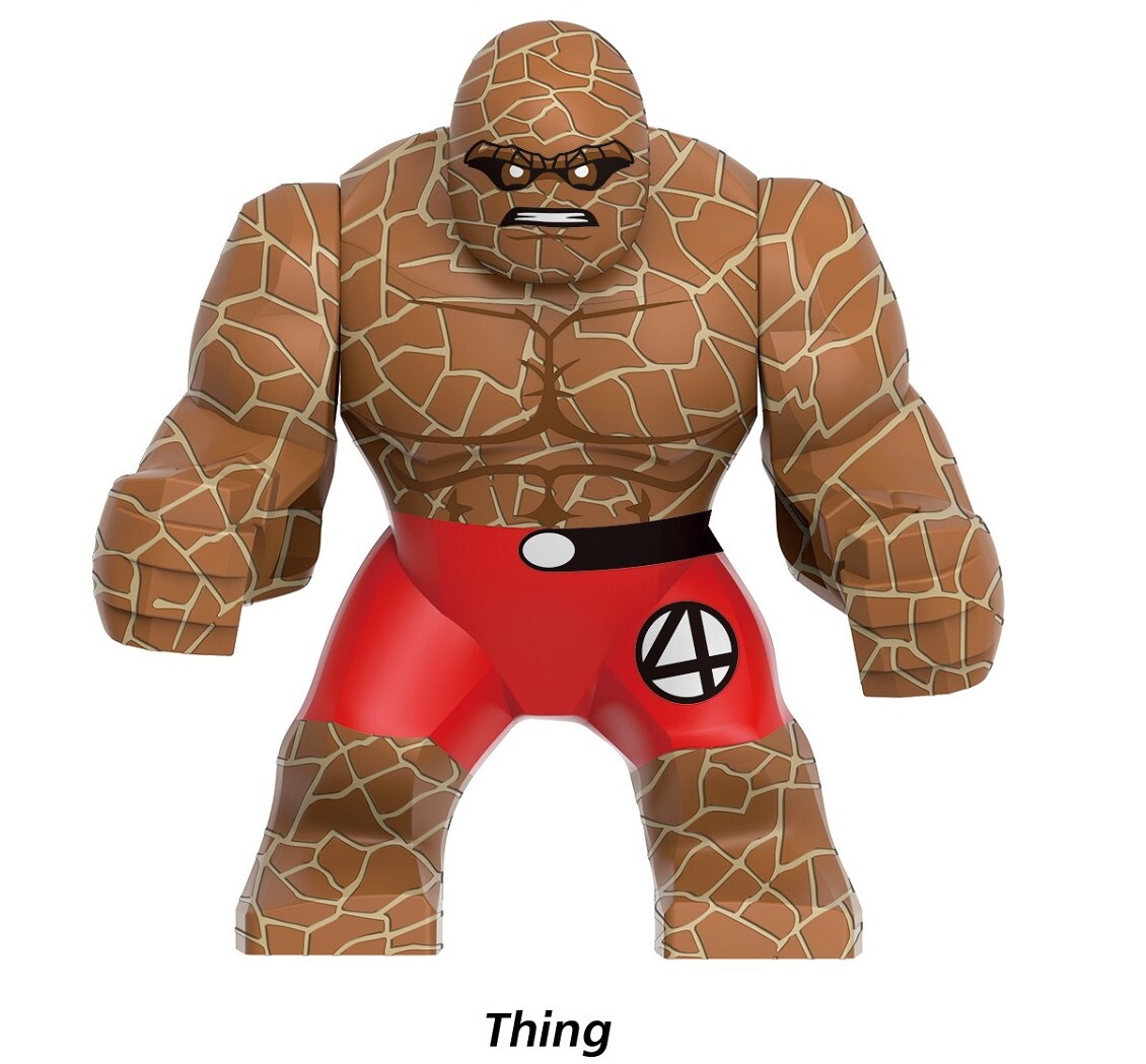 The Fantastic Four Thing Minifigures Minifigs Fit Lego G0158 GH0435