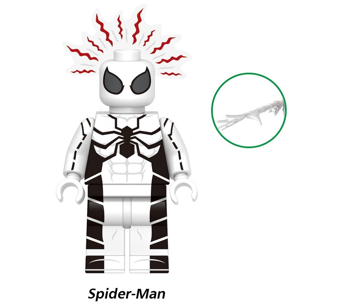 The Fantastic Four Spider man Custom Minifigures Minifigs Fit Lego G0158 GH0438