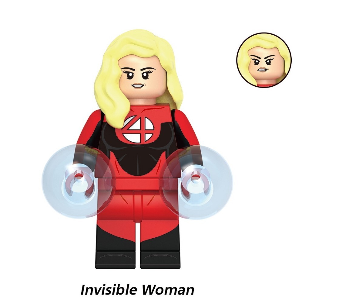 The Fantastic Four Custom Minifigures Minifigs Set Fit Lego G0158
