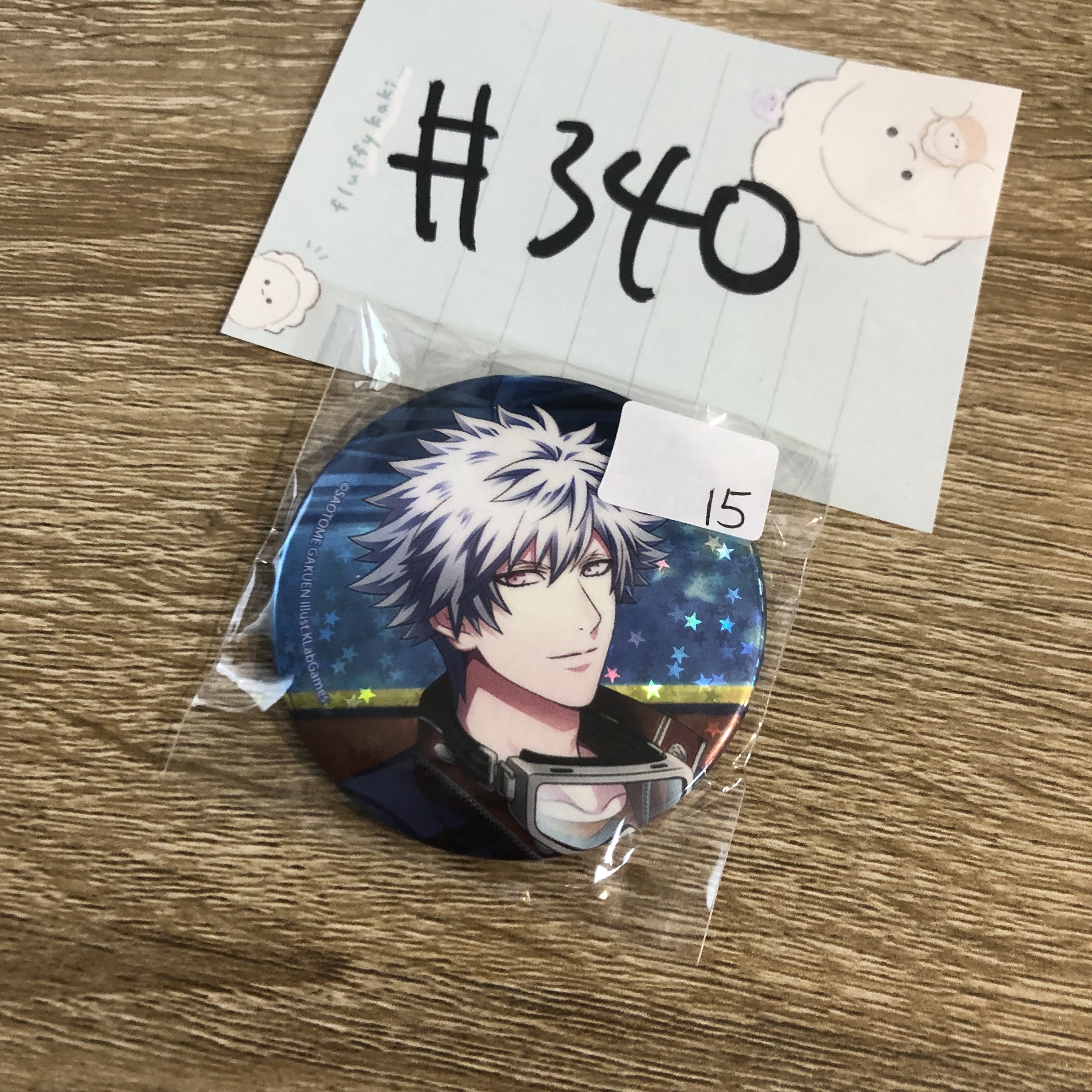 歌之王子殿下 蘭丸 襟章#340