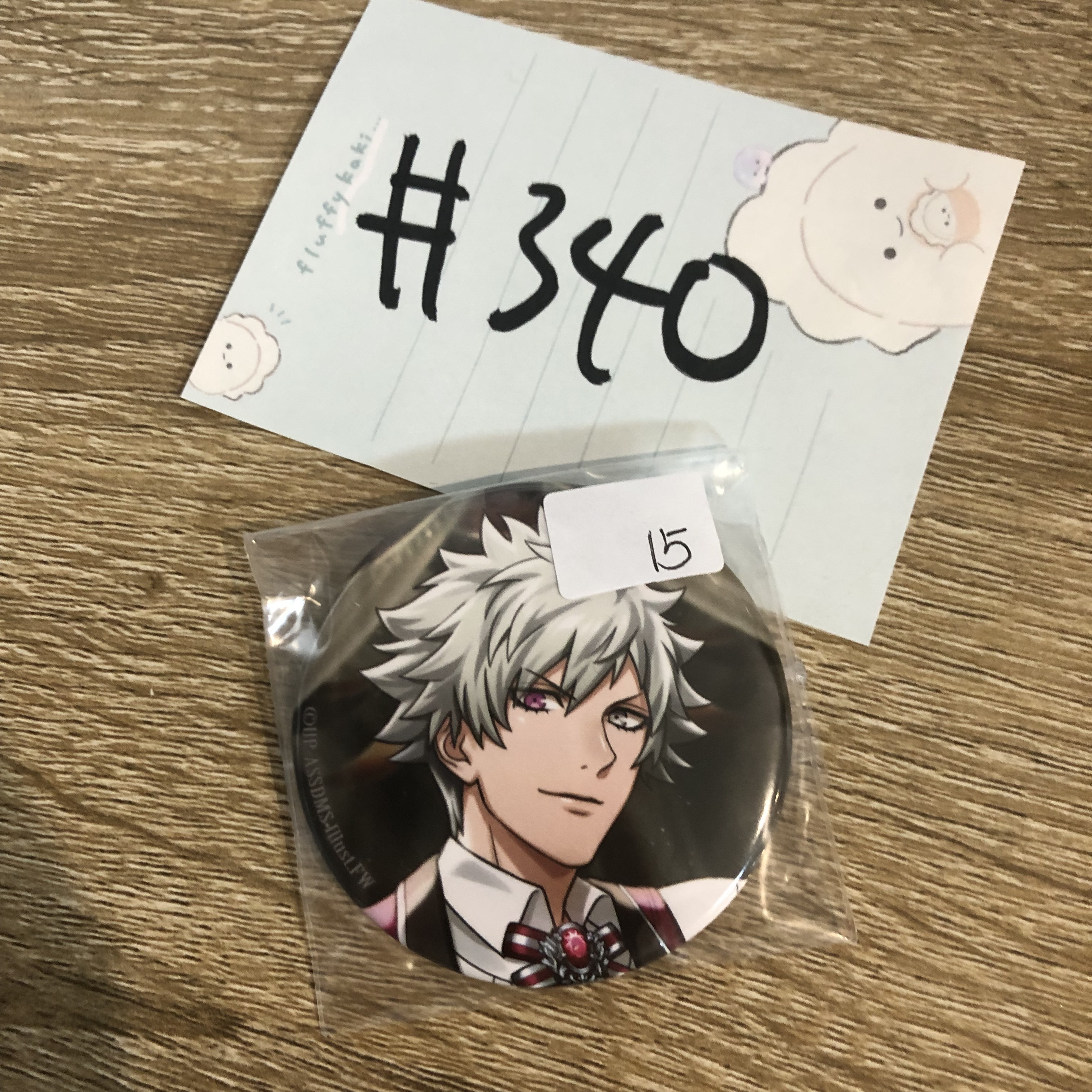 歌之王子殿下 蘭丸 襟章#340