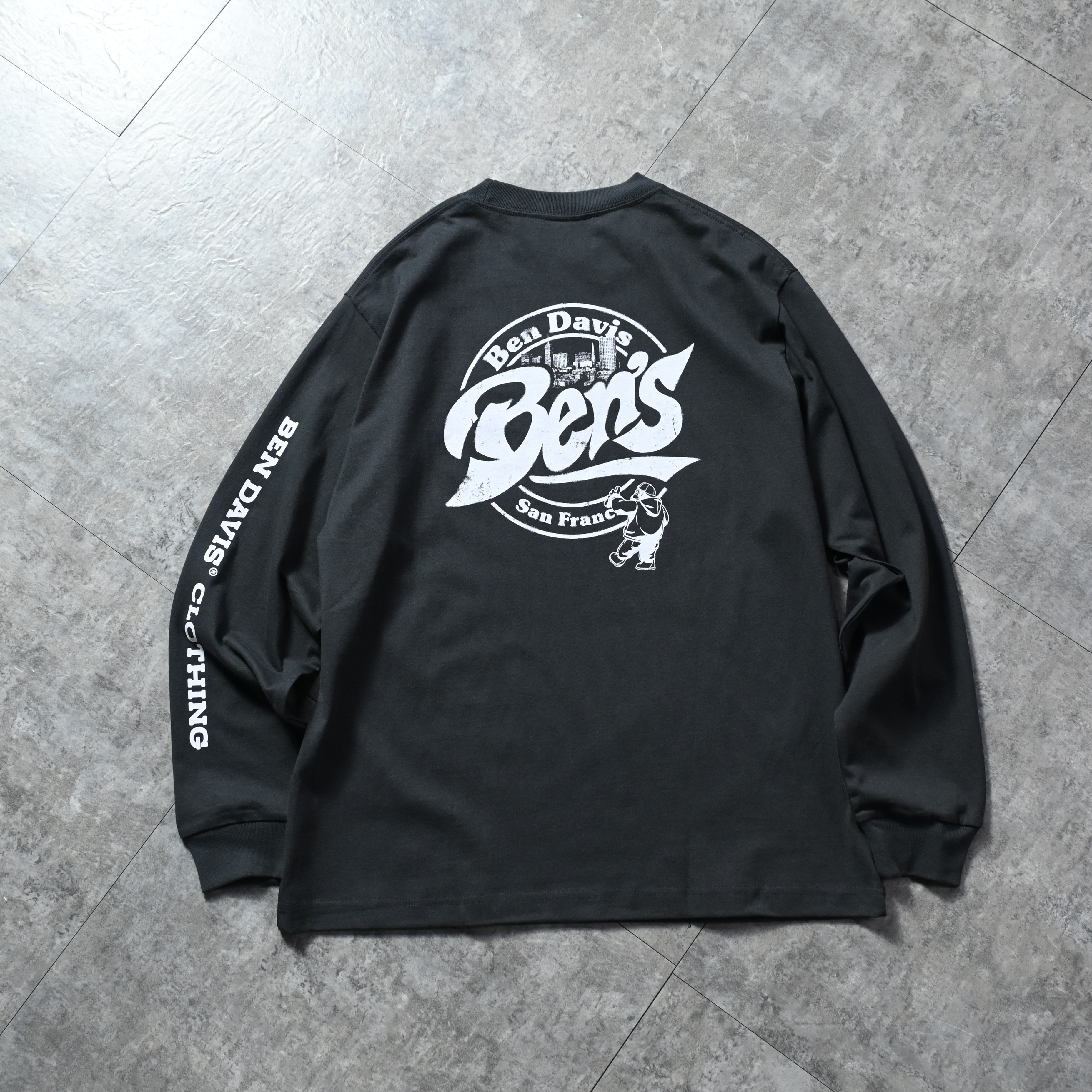 Ben Davis JP Cricle Logo L/S Tee