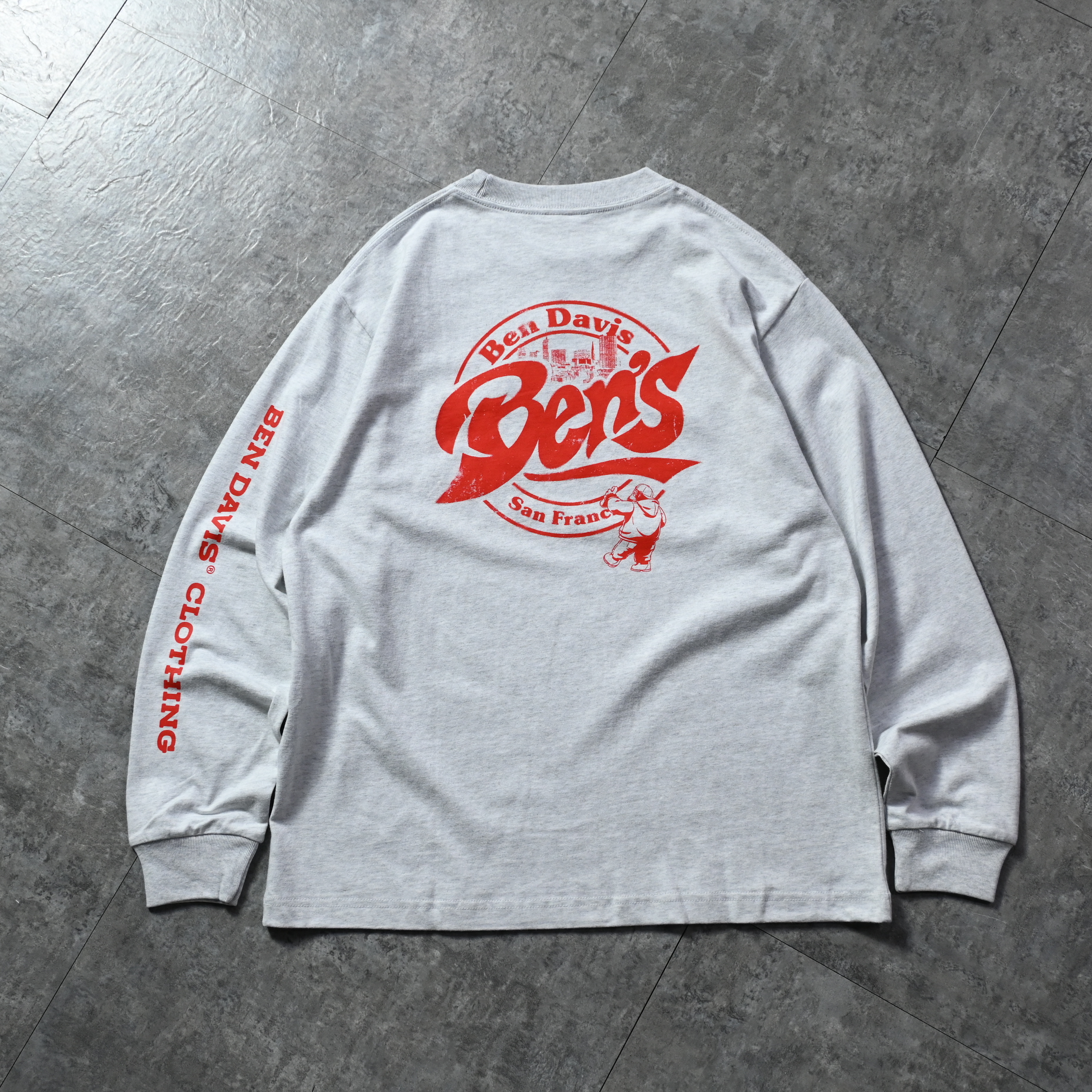 Ben Davis JP Cricle Logo L/S Tee