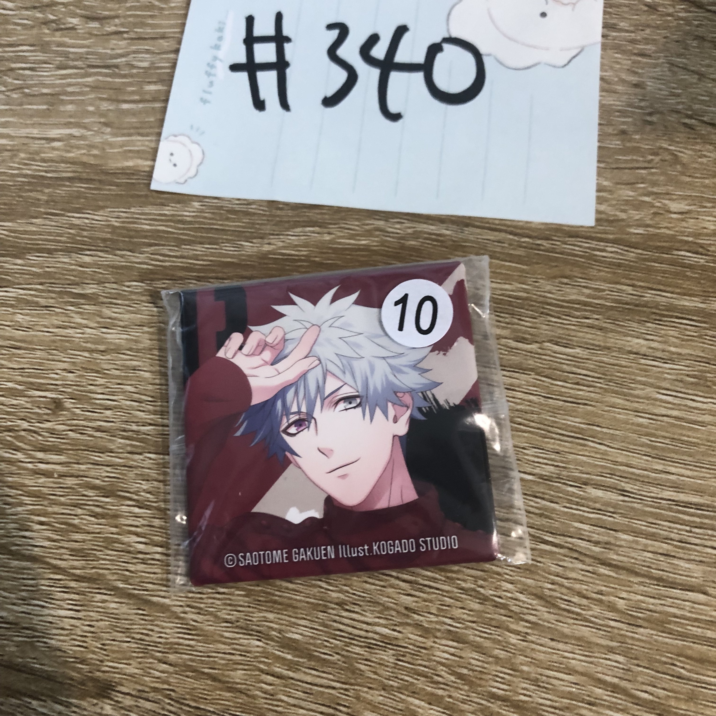 歌之王子殿下 蘭丸 襟章#340