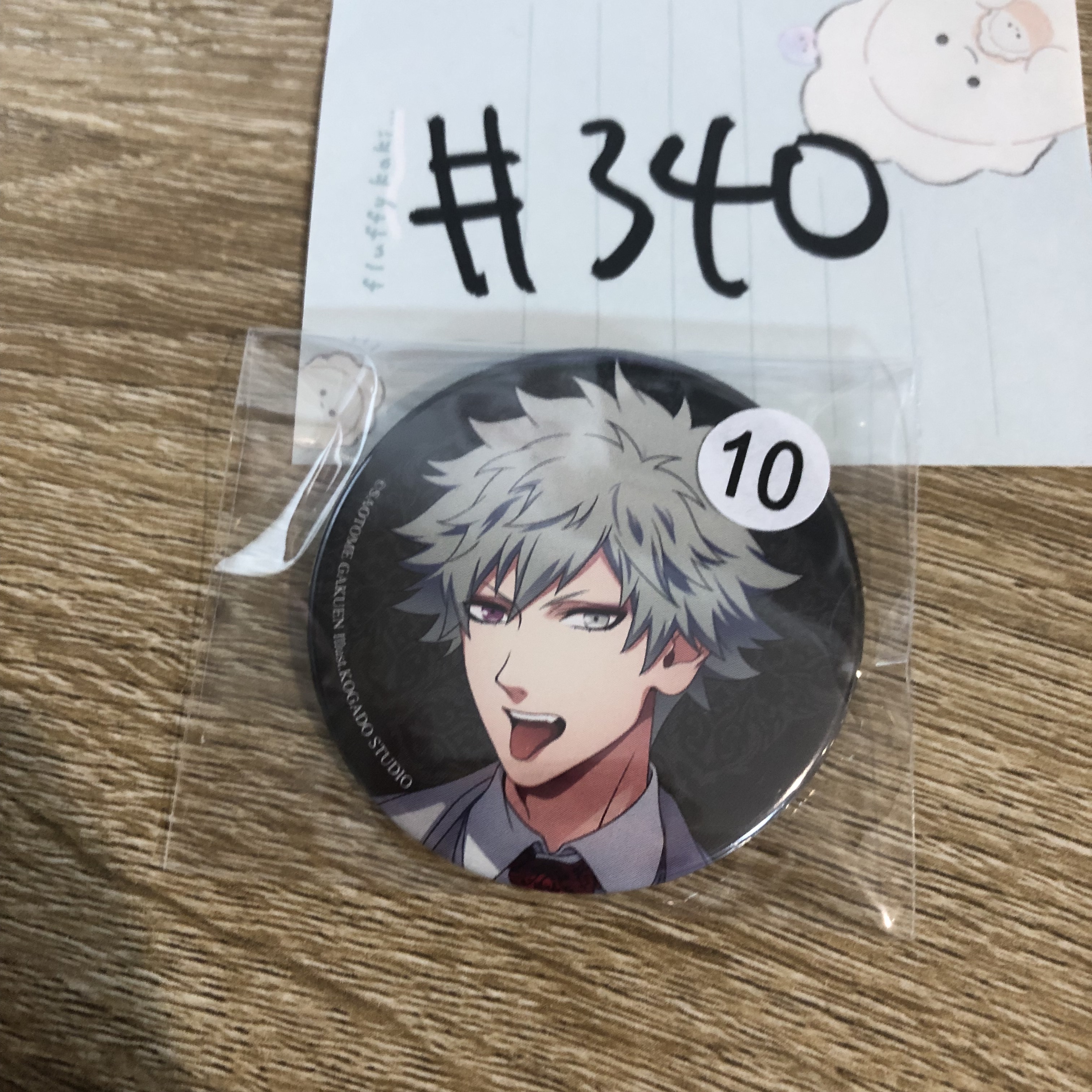 歌之王子殿下 蘭丸 襟章#340