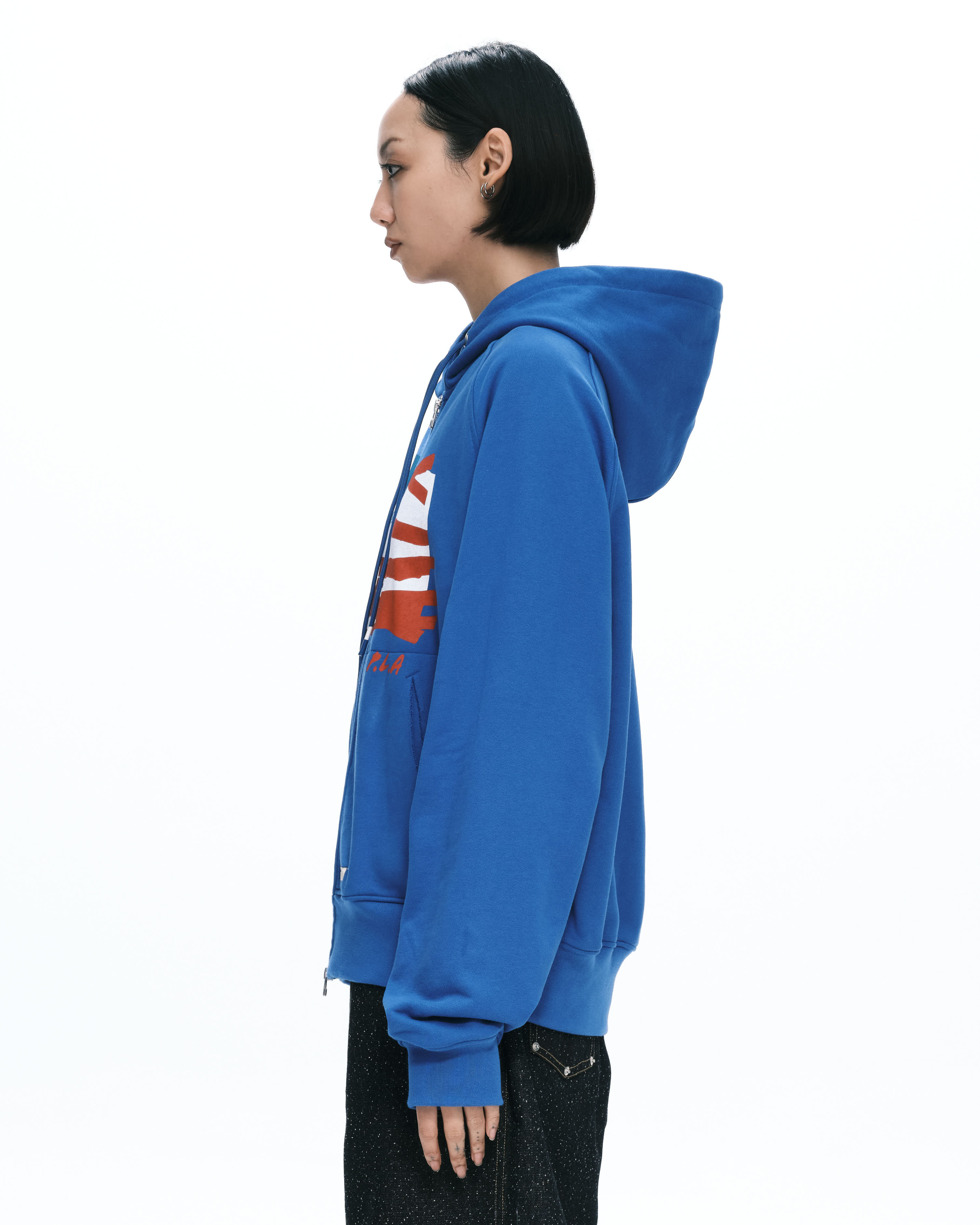 PLATEAU STUDIO｜Flag zip-up (Blue)