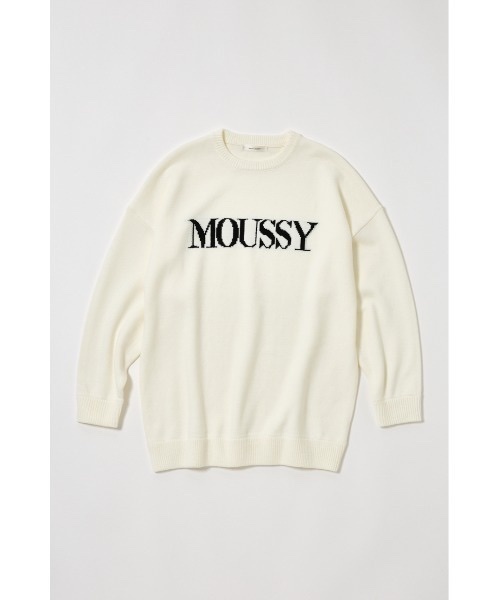 MOUSSY / LOGO KNIT