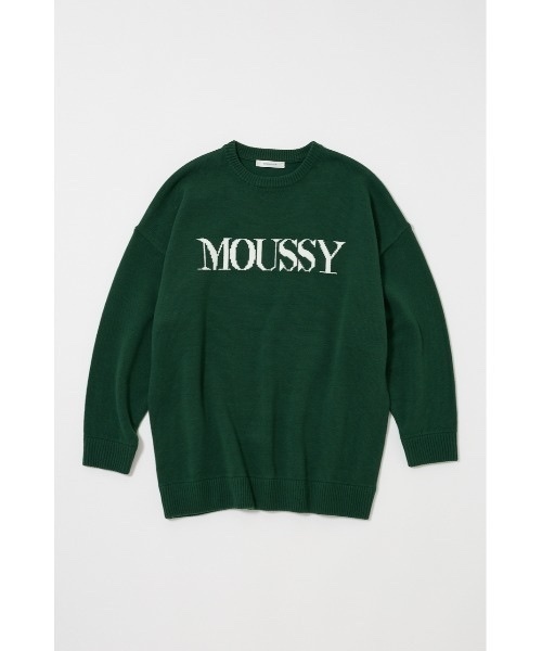 MOUSSY / LOGO KNIT