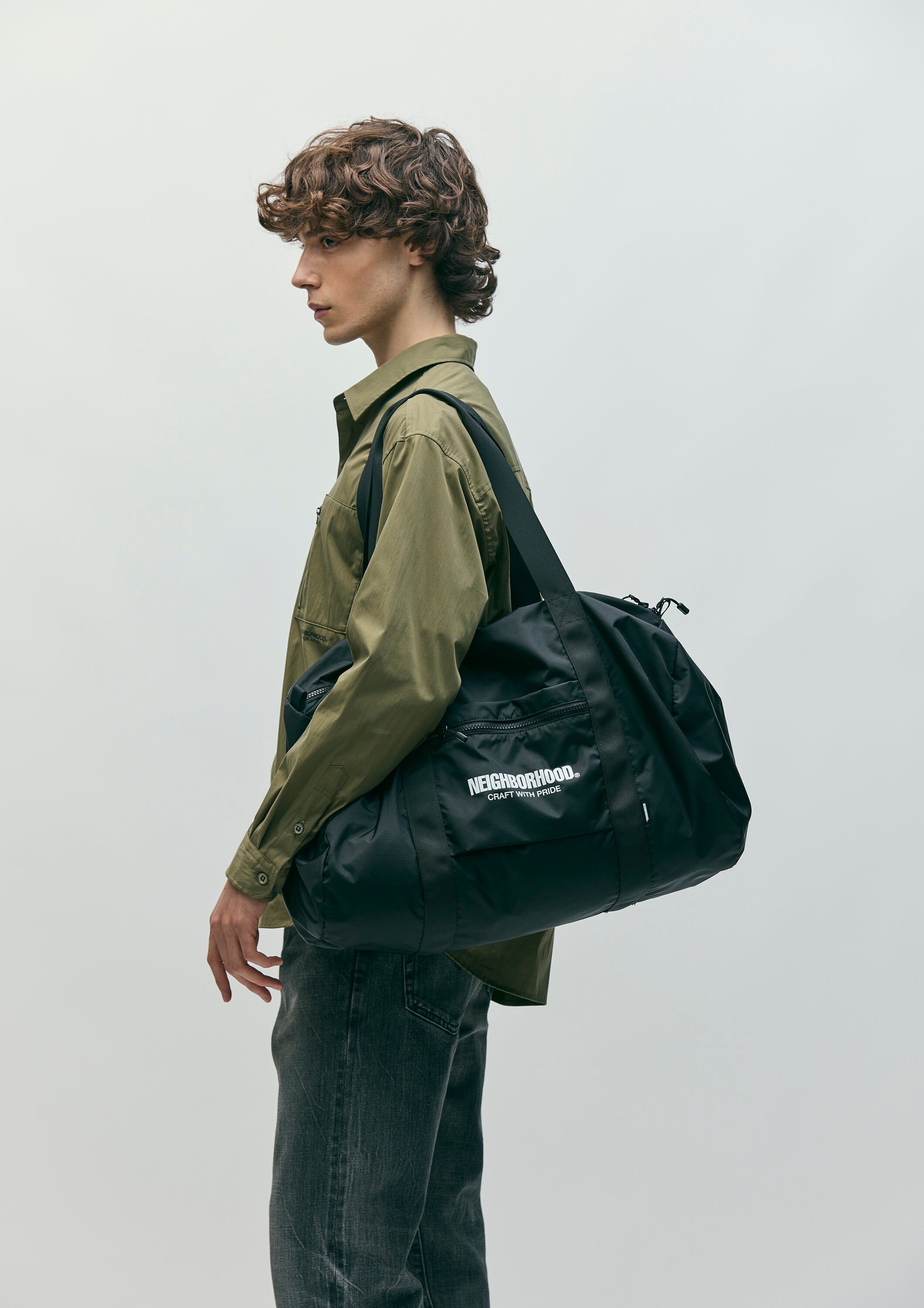 2025AW NEIGHBORHOOD NBHD POCKETABLE BOSTON BAG 旅行袋行李袋