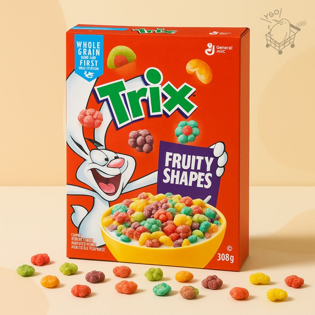 Trix Fruity Shapes 彩色趣味穀片 - 303g